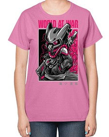 worldatwartshirtdesign 1254# - art pop art-  Ladies T-Shirt