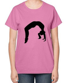 yoga pose  636# - yoga-  Ladies T-Shirt