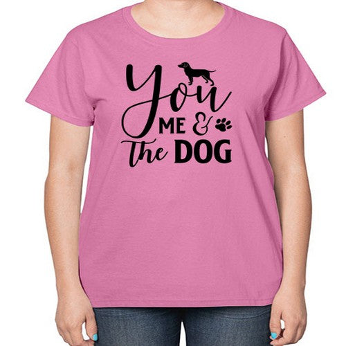 you me the dog 252# - dogs-  Ladies T-Shirt