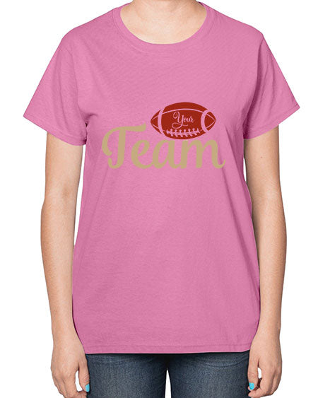 your team 2271# - softball-  Ladies T-Shirt