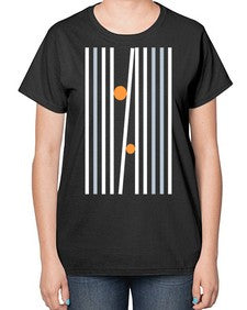Abstract Shape 202# - art pop art-  Ladies T-Shirt
