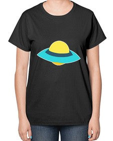 Alien 60# - ufo-  Ladies T-Shirt