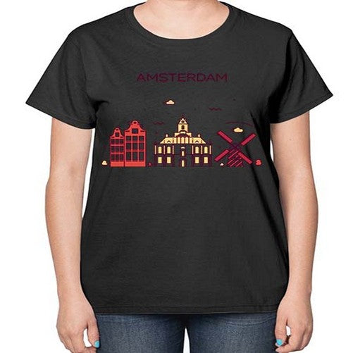 Amsterdam 321# - cities-  Ladies T-Shirt