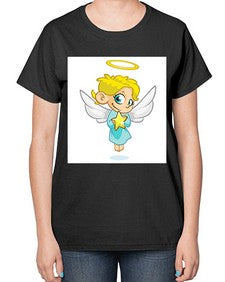 Angel 7# - cartoon general-  Ladies T-Shirt