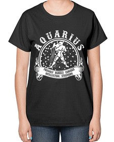 Aquarius 43# - aquarius-  Ladies T-Shirt