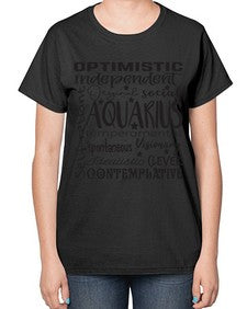 Aquarius 563# - aquarius-  Ladies T-Shirt