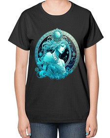 Aquarius 63# - aquarius-  Ladies T-Shirt