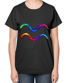 Aquarius 69# - aquarius-  Ladies T-Shirt