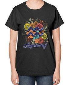 Aquarius 7# - aquarius-  Ladies T-Shirt