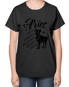 Aries 100# - aries-  Ladies T-Shirt