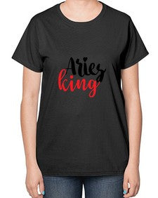 Aries king 96# - aries-  Ladies T-Shirt