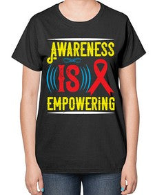 Awareness is empowering Style 6# - Self awareness-  Ladies T-Shirt