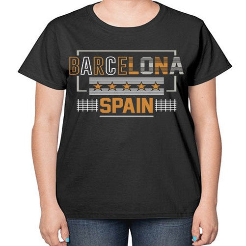 Barcelona 414# - cities-  Ladies T-Shirt