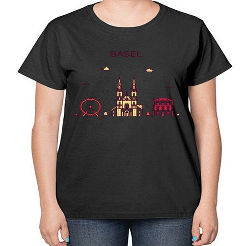 Basel 419# - cities-  Ladies T-Shirt