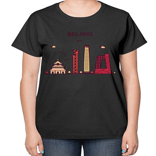 Beijing 428# - cities-  Ladies T-Shirt