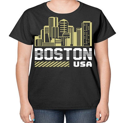 Boston 480# - cities-  Ladies T-Shirt
