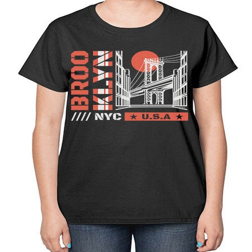 Brooklyn 499# - cities-  Ladies T-Shirt