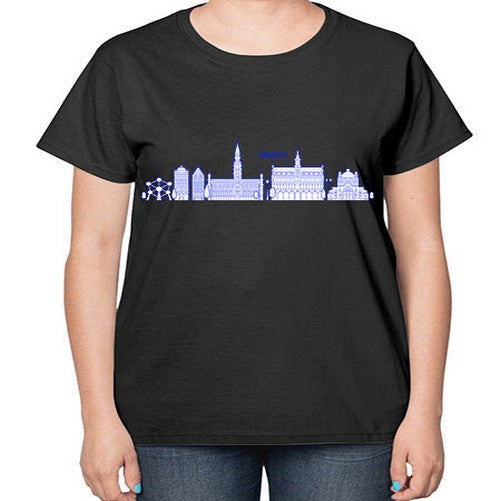 Brussels 509# - cities-  Ladies T-Shirt