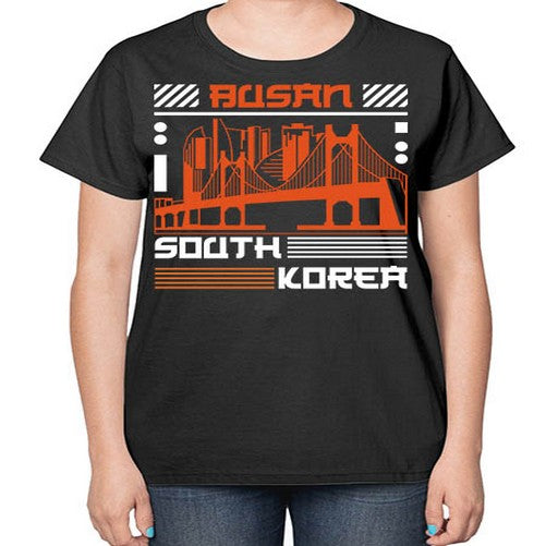 Busan 524# - cities-  Ladies T-Shirt