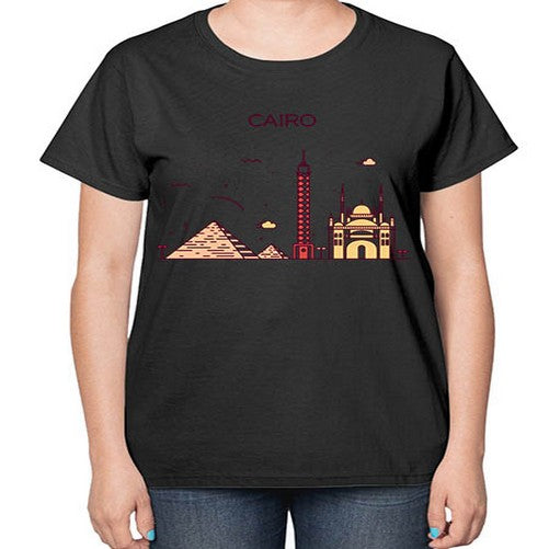 Cairo 529# - cities-  Ladies T-Shirt