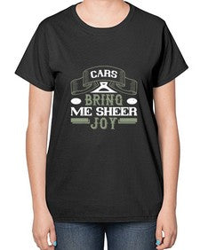 Cars bring me sheer joy 6# - car-  Ladies T-Shirt