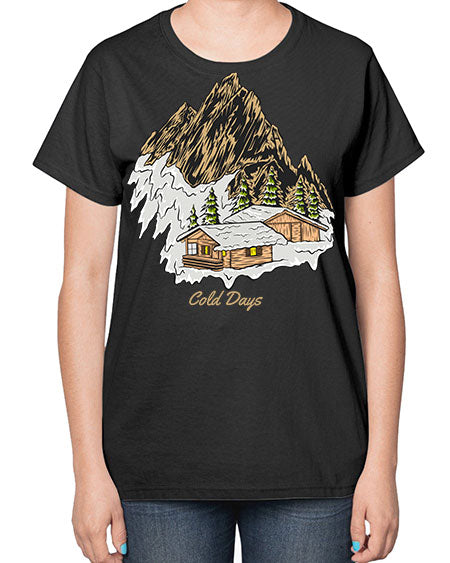 Cold Days 26# - nature-  Ladies T-Shirt