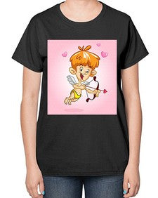 Cupid 80# - cartoon general-  Ladies T-Shirt