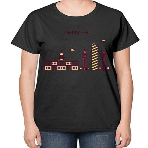 Denver 661# - cities-  Ladies T-Shirt