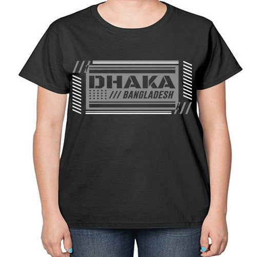 Dhaka 668# - cities-  Ladies T-Shirt