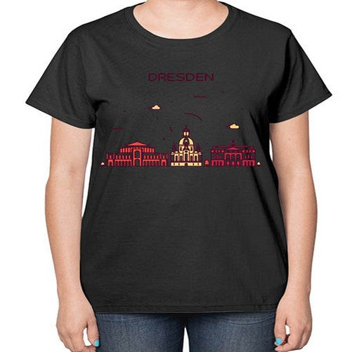 Dresden 683# - cities-  Ladies T-Shirt