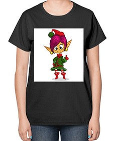 Elf 118# - cartoon general-  Ladies T-Shirt