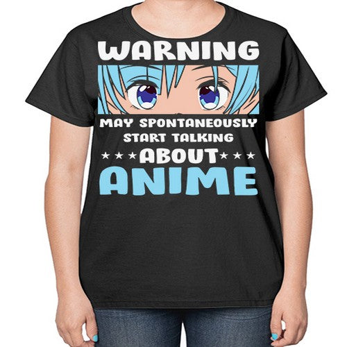 Funny Anime Talk About Anime 229# - anime-  Ladies T-Shirt