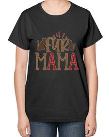 Fur Mama Style 13# - cats-  Ladies T-Shirt