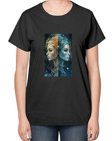 Gemini 56# - gemini-  Ladies T-Shirt