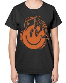 Give smile get hugs 131# - cartoon general-  Ladies T-Shirt
