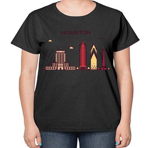 Houston 911# - cities-  Ladies T-Shirt