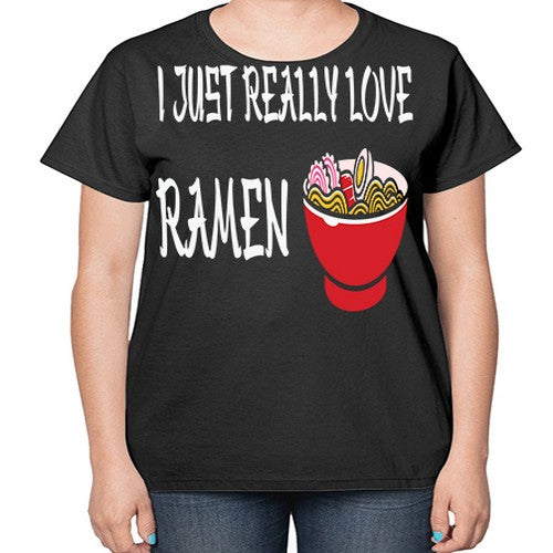 I Just Love Ramen Japanese Anime 238# - anime-  Ladies T-Shirt