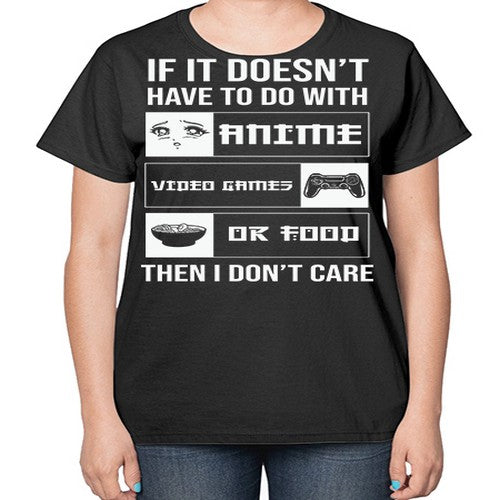 If It NotAnime Game Or Anime 246# - anime-  Ladies T-Shirt