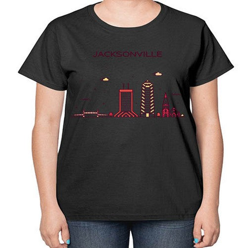 JacksonvilleFL 977# - cities-  Ladies T-Shirt
