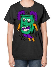 Jumping pouch 146# - cartoon general-  Ladies T-Shirt
