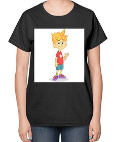 Kid 148# - cartoon general-  Ladies T-Shirt