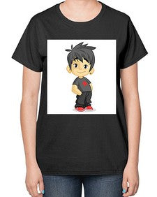 Kid 149# - cartoon general-  Ladies T-Shirt