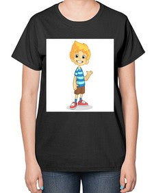 Kid 151# - cartoon general-  Ladies T-Shirt