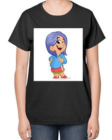 Kid 155# - cartoon general-  Ladies T-Shirt