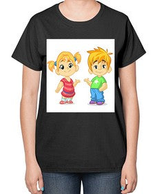 Kid 157# - cartoon general-  Ladies T-Shirt