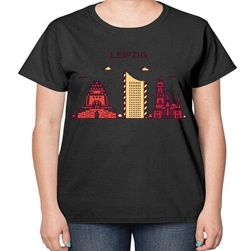 Leipzig 1128# - cities-  Ladies T-Shirt