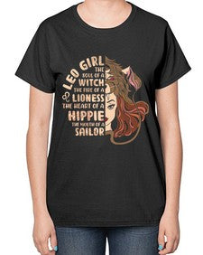 Leo girl 289# - leo-  Ladies T-Shirt