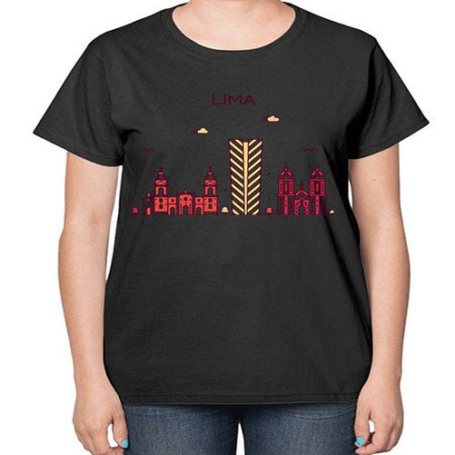 Lima 1139# - cities-  Ladies T-Shirt