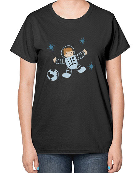 Littlespaceman 16# - space-  Ladies T-Shirt
