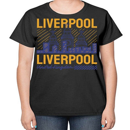 Liverpool 1152# - cities-  Ladies T-Shirt